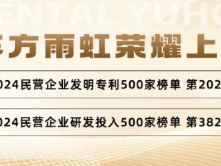 东方雨虹荣登2024民营企业研发投入、发明专利双榜单