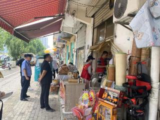 李营街道东翔社区开展食品安全检查