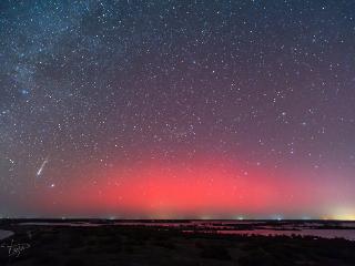 再现宇宙级浪漫！吉林又见极光