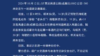 成都一“老头乐”冲卡进高速逆行致2人死亡，官方通报：系无证无牌驾驶(图1)