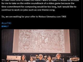 被传将不再创作游戏音乐 植松伸夫辟谣：仅减少工作量