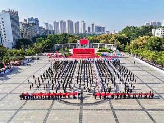 优秀！济南工程职业技术学院国旗护卫队获佳绩