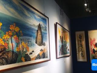 “美丽家园”林道云中国画作品展海口开展