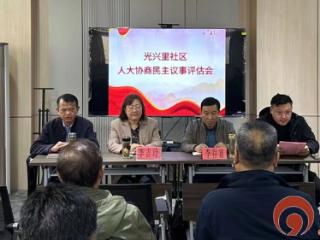 枣庄市市中区垎塔埠街道人大工作室召开协商民主议事评估会