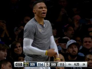 崔永熙见证，NBA三双王复活！威少狂轰22分，拯救29+18+16约基奇