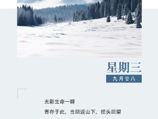 作家日签 | 曹宇翔：光阴陡然泯没，它们依然故我