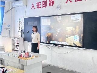 莒南县大店镇仕沟小学开展骨干教师示范课活动