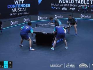 喜报！林诗栋蒯曼3-0完胜对手，国乒组合混双登顶，WTT阿曼赛首冠