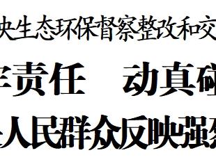 徐麟在六盘水调研督导中央生态环保督察整改和交办信访件办理工作