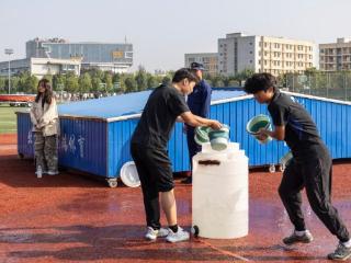 眉山青神县举办第一届高校大学生消防运动会