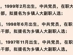 3名95后大专学历女干部被提拔副科，看不明白的“程序”