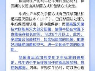 中新真探：纯牛奶保质期变长，是因为添加的防腐剂多？