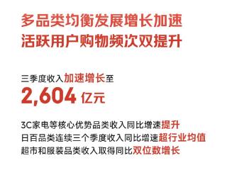 京东发布2024第三季度业绩报告 服装品类收入实现双位数增长