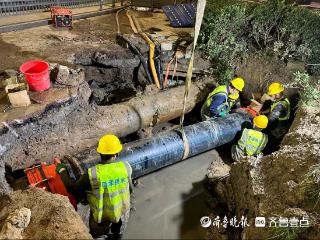 菏泽市水务集团自来水有限公司：争分夺秒忙抢修 齐心协力保供水