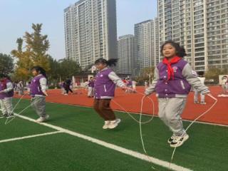 一跳一跃展风采 济南高新一实验“一分钟跳绳”欢乐开跳