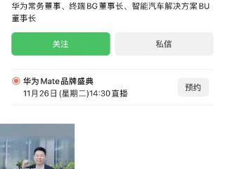 华为余承东入驻微信视频号，为“史上最强Mate”预热