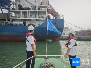 台风“万宜”来袭 海口海事局对重点水域进行全面巡查