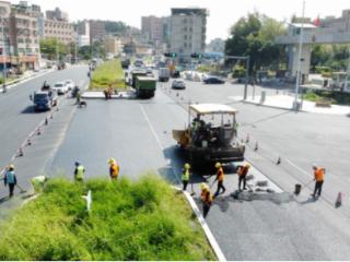 中建七局六公司观平路改造工程掀起城市建设新高潮，全面提升交通功能