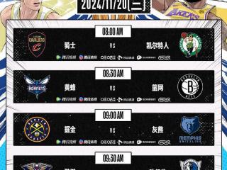 11月20比赛预告 NBA杯小组赛激战再燃