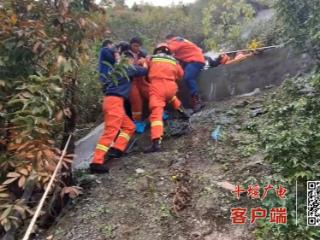 女子独自进山被困一夜 十堰消防与路人成功救助