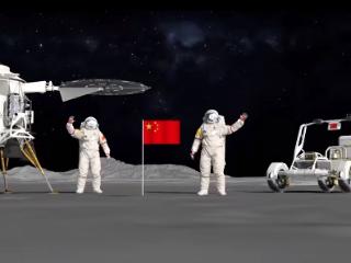 中国载人登月全面启动初样研制！月面着陆器首次公开