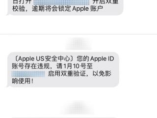 苹果手机Apple ID出现异常将被锁定 当心有诈