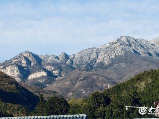 泰山冬日限定皮肤上线 网友：泰安人有自己的雪山！