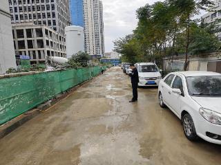 仙营街道开展在建工地扬尘治理大检查