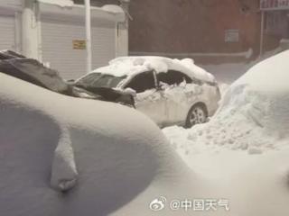 黑龙江暴雪过后 鹤岗车主挖宝寻车：挖到车牌才知道是谁的车