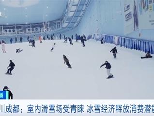 “冷资源”变“热经济” 成都滑雪场日均游客超2000人次