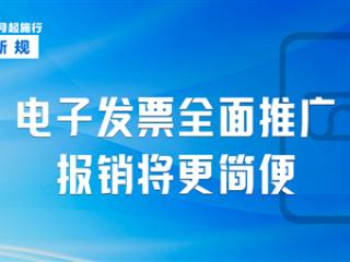 明日起 我国全面推广应用数字化电子发票：与纸质同等效力