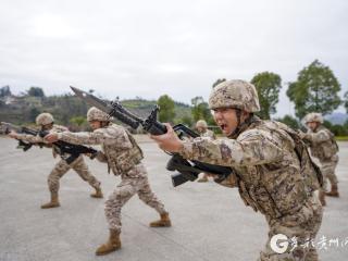 【高清组图】锤炼作战能力！贵州武警官兵开展野外多课目训练