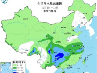 西南地区东部等地多阴雨 华北黄淮等地气温偏高