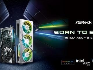 华擎推出三款全新Intel Arc B系列显卡！出厂超频至2800MHz