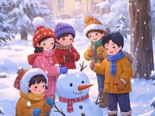 AI作品丨今日大雪，万物冬藏待春来