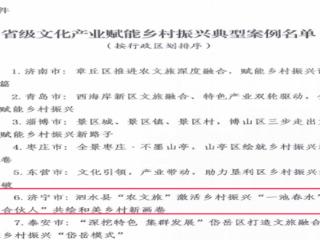 济宁一案例成功入选省级典型案例名单