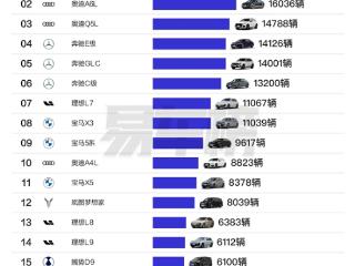 30万以上车型销量榜：问界M9干掉BBA全系车型 夺得第一