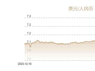 12月16日人民币对美元中间价报7.1882元 下调6个基点