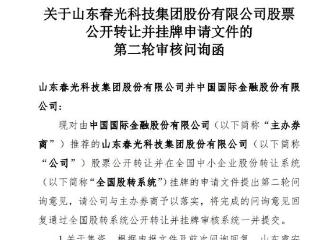 春光科技迎来新三板二次问询 睿安集资 母子公司架构是否合理是监管重点