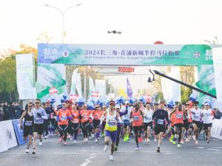 速度与激情 2024长三角·青浦新城半程马拉松赛圆满落幕