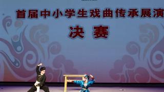 乐至川剧少年登上四川省首届中小学生戏曲传承展演决赛舞台