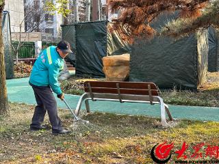 胶州市住建局：加强冬季城市绿化养护 筑牢绿植越冬安全防线