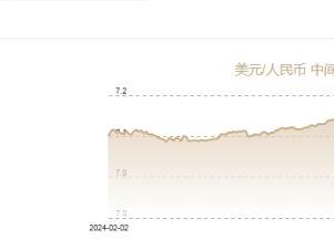 12月19日人民币对美元中间价报7.1911元 下调31个基点