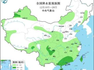 全国大部降水稀少 西北地区黄淮以南气温偏低