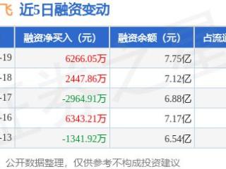 云天励飞：12月19日融资净买入6266.05万元，当日排名第39