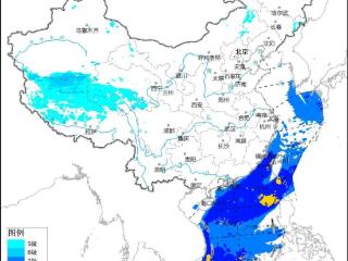 东部和南部海区有偏北大风 新疆北部西藏东部和西南部有明显降雪
