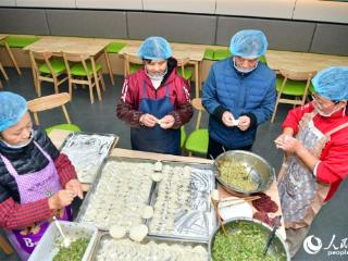 江西南昌：冬至日 吃水饺 暖人心