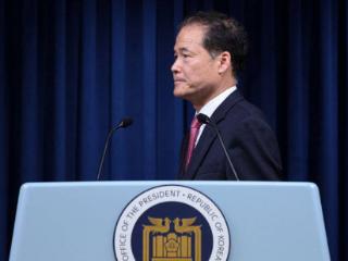 警方调查韩国统一部长官金暎浩