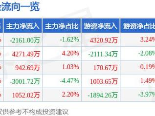 意华股份（002897）12月26日主力资金净卖出2161.00万元