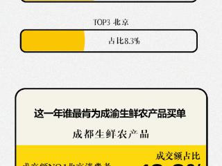 成渝农产品消费趋势报告 | 成渝农产品年度“铁粉”城市出炉